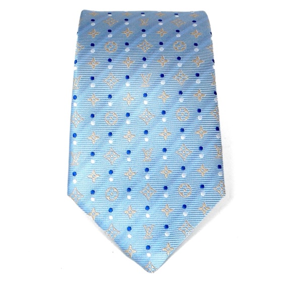 Louis Vuitton LV Logo Initiates Silk Tie - Picture 1 of 3
